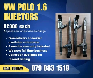 Vw Polo 1.6 Injectors For Sale With Warranty Included