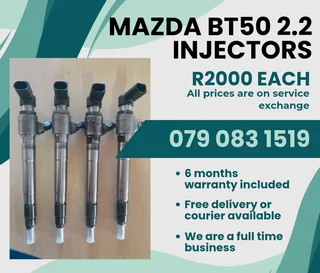Mazda Bt50 2.2 Injectors For Sale With Warranty
