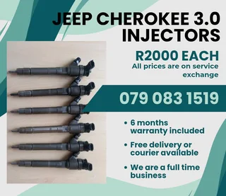 Jeep Grand Cherokee 3.0 Injectors For Sale With Warranty Included