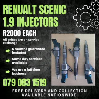 Renault Scenic 1.9 Injectors For Sale With Warranty