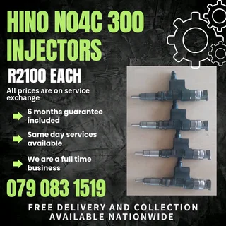 Hino 300 Truck Injectors For Sale With Warranty Included