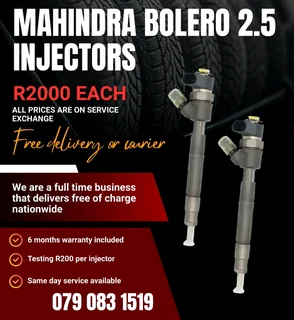Mahindra Bolero Injectors For Sale With Warranty