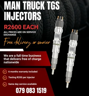 Man Truck Tgs Diesel Injectors For Sale With Warranty Included