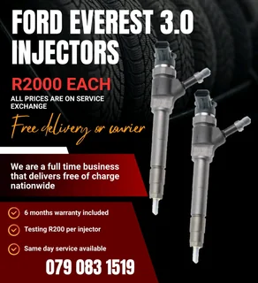 Ford Everest 3.0 Injectors For Sale With Warranty Included