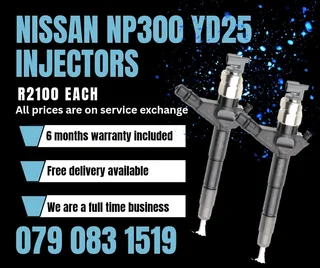 Nissan Np300 Yd25 Injectors For Sale With Warranty Included