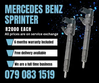 Mercedes Benz Sprinter Injectors For Sale With Warranty Included