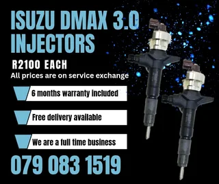 Isuzu Dmax Injectors For Sale With Warranty Included