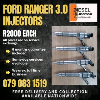 Ford Ranger 3.0 Injectors For Sale With Warranty Included