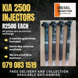 Kia 2500 Injectors For Sale With Warranty