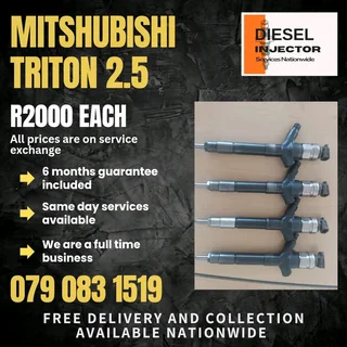 Mitshubishi Triton 2.5 Injectors For Sale With Warranty Included