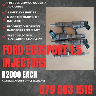 Ford Ecosport 1.5 Injectors For Sale With Warranty