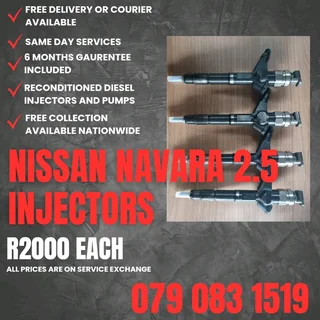 Nissan Navara 2.5 Injectors For Sale With Warranty