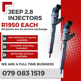 Jeep 2.8 Injectors For Sale With Warranty Included