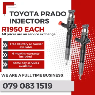 Toyota Prado Injectors For Sale With Warranty Included