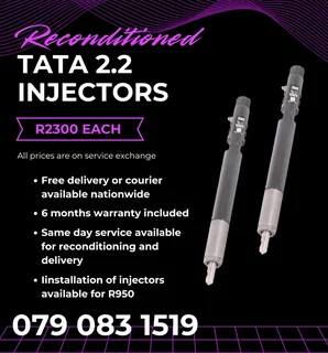 Tata 2.2 Injectors For Sale With Warranty Included