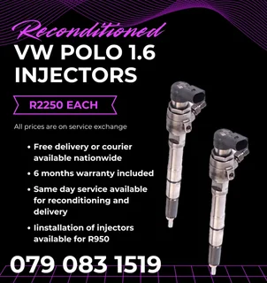 Vw Polo 1.6 Injectors For Sale With Warranty Included