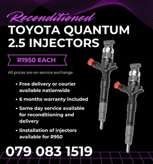 Toyota Quantum Injectors For Sale With Warranty