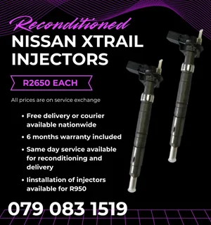 Nissan Xtrail Injectors For Sale With Warranty Included