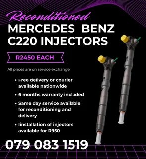 Mercedes Benz C220 Injectors For Sale With Warranty Included
