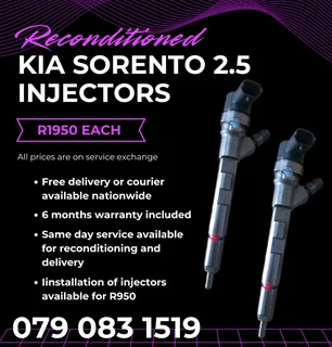 Kia Sorento 2.5 Injectors For Sale With Warranty