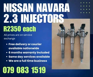 Nissan Navara 2.3 Injectors For Sale With Warranty