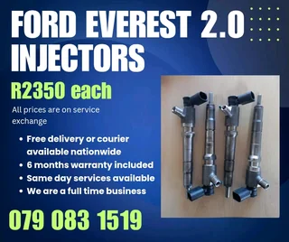 Ford Everest 2.0 Injectors For Sale With Warranty