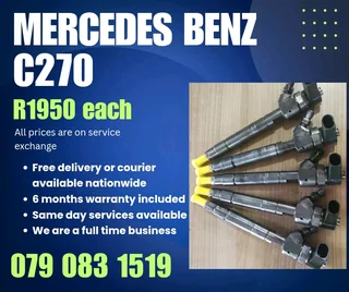 Mercedes Benz C270 Injectors For Sale With Warranty Included