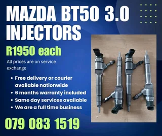 Mazda Bt50 3.0 Injectors For Sale With Warranty