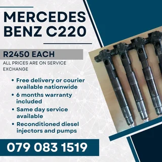 Mercedes Benz C220 Injectors For Sale With Warranty Included
