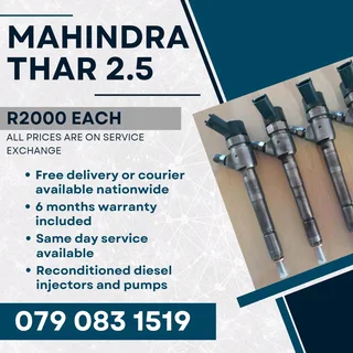 Mahindra Thar 2.5 Injectors For Sale With Warranty