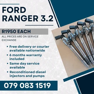 Ford Ranger 3.2 Injectors For Sale With Warranty Included