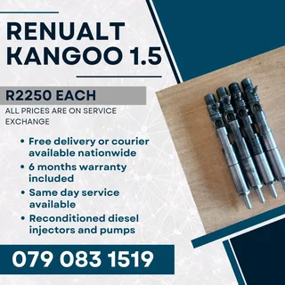 Renault Kangoo 1.5 Injectors For Sale With Warranty Included