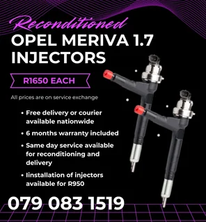 Opel Meriva 1.7 Injectors For Sale With Warranty