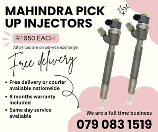 Mahindra Pick Up Injectors For Sale With Warranty Included