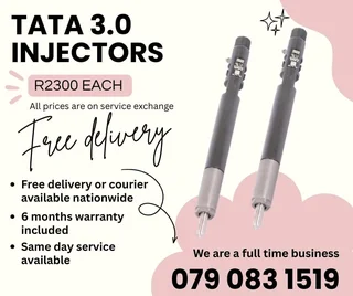 Tata 3.0 Injectors For Sale With Warranty Included