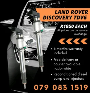 Land Rover Discovery Tdv6 Injectors For Sale With Warranty Included