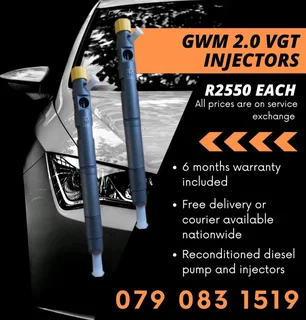 Gwm Steed 2.0 Injectors For Sale With Warranty Included