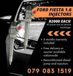 Ford Fiesta 1.6 Injectors For Sale With Warranty