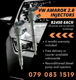 Vw Amarok 2.0 Injectors For Sale With Warranty Included