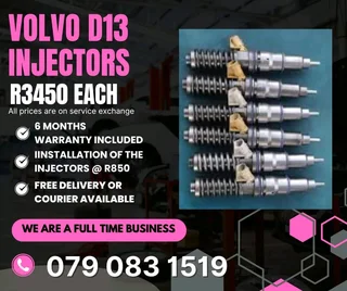 Volvo D13 Injectors For Sale With Warranty