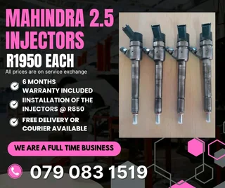 Mahindra 2.5 Injectors For Sale With Warranty Included