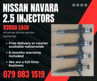 Nissan Navara 2.5 Injectors For Sale With Warranty Included