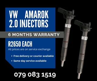Vw Amarok 2.0 Injectors For Sale With Warranty Included