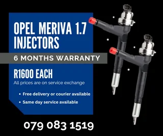 Opel Meriva 1.7 Injectors For Sale With Warranty Included