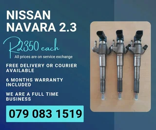 Nissan Navara 2.3 Injectors For Sale With Warranty