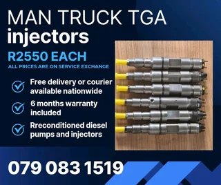 Man Truck Tgs Injectors For Sale With Warranty Included