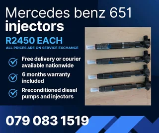 Mercedes Benz Vito 651 Injectors For Sale With Warranty Included