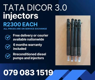 Tata Dicor 3.0 Injectors For Sale With Warranty Included