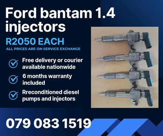 Ford Bamtam 1.4 Injectors For Sale With Warranty