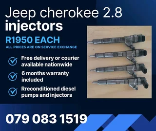 Jeep Grand Cherokee 2.8 Injectors For Sale With Warranty Included